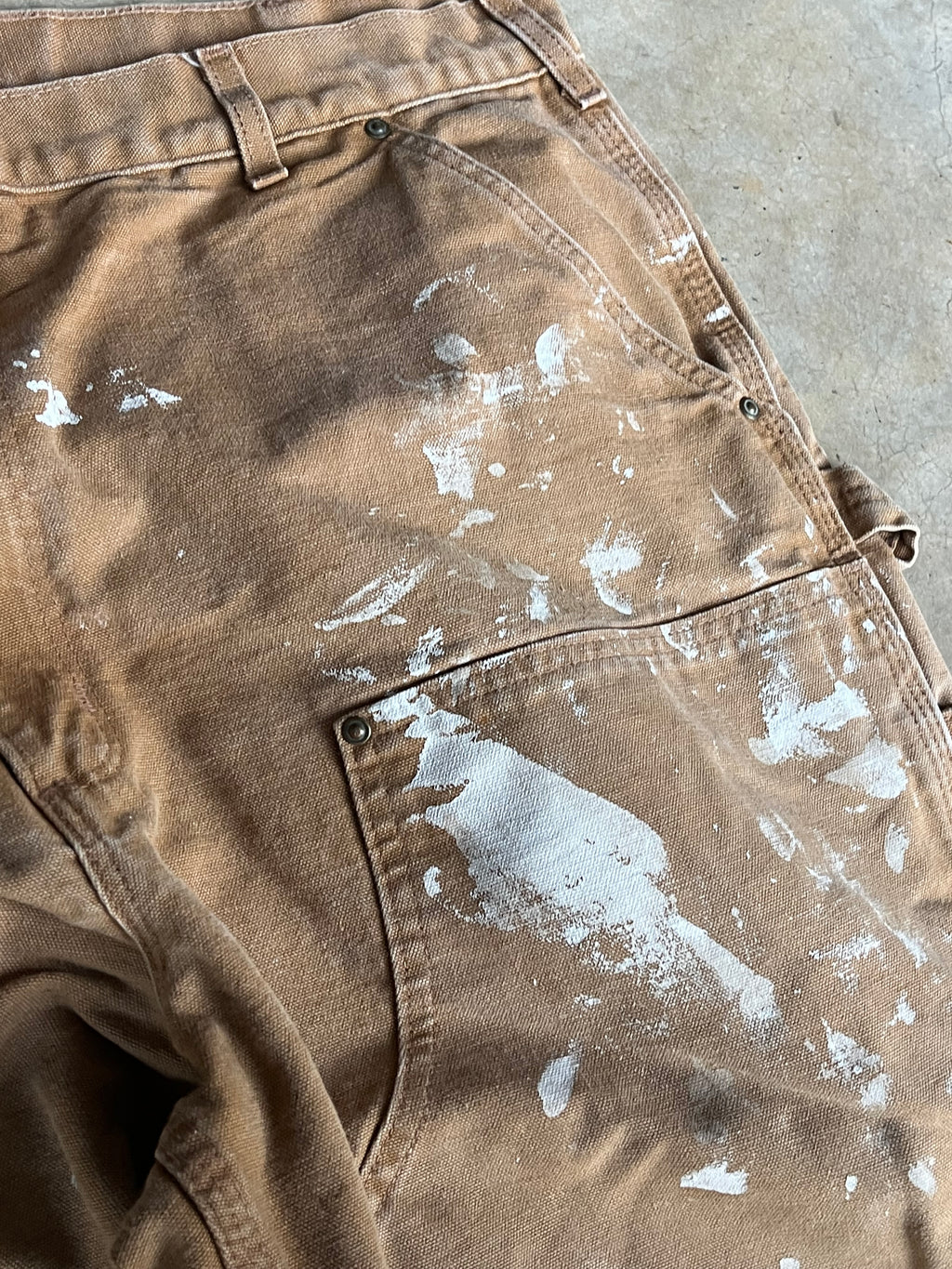 Carhartt Double-knee paint splatter ~ 40x34