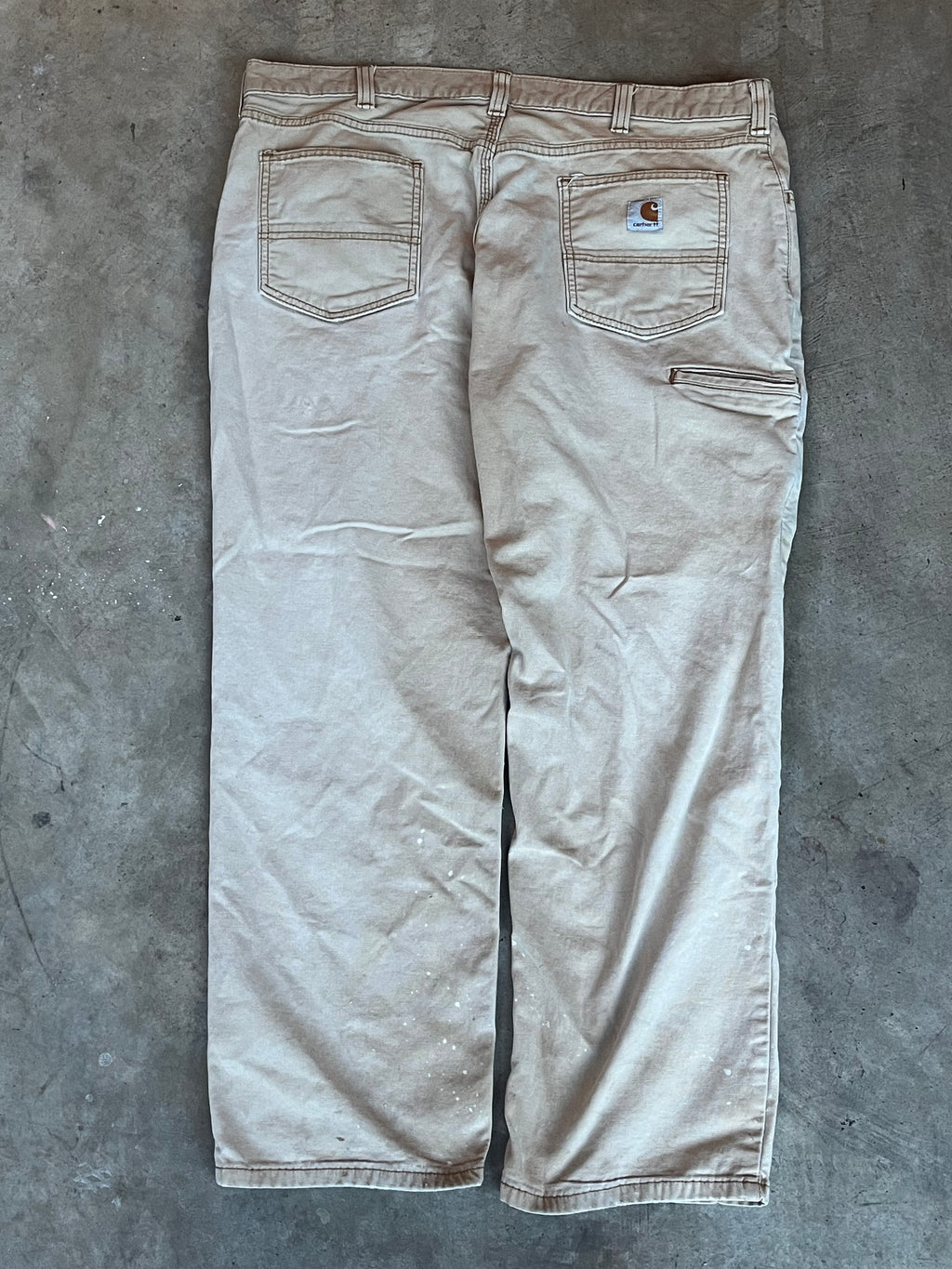 Faded beige Carhartt Pants with Side Pocket-40x30