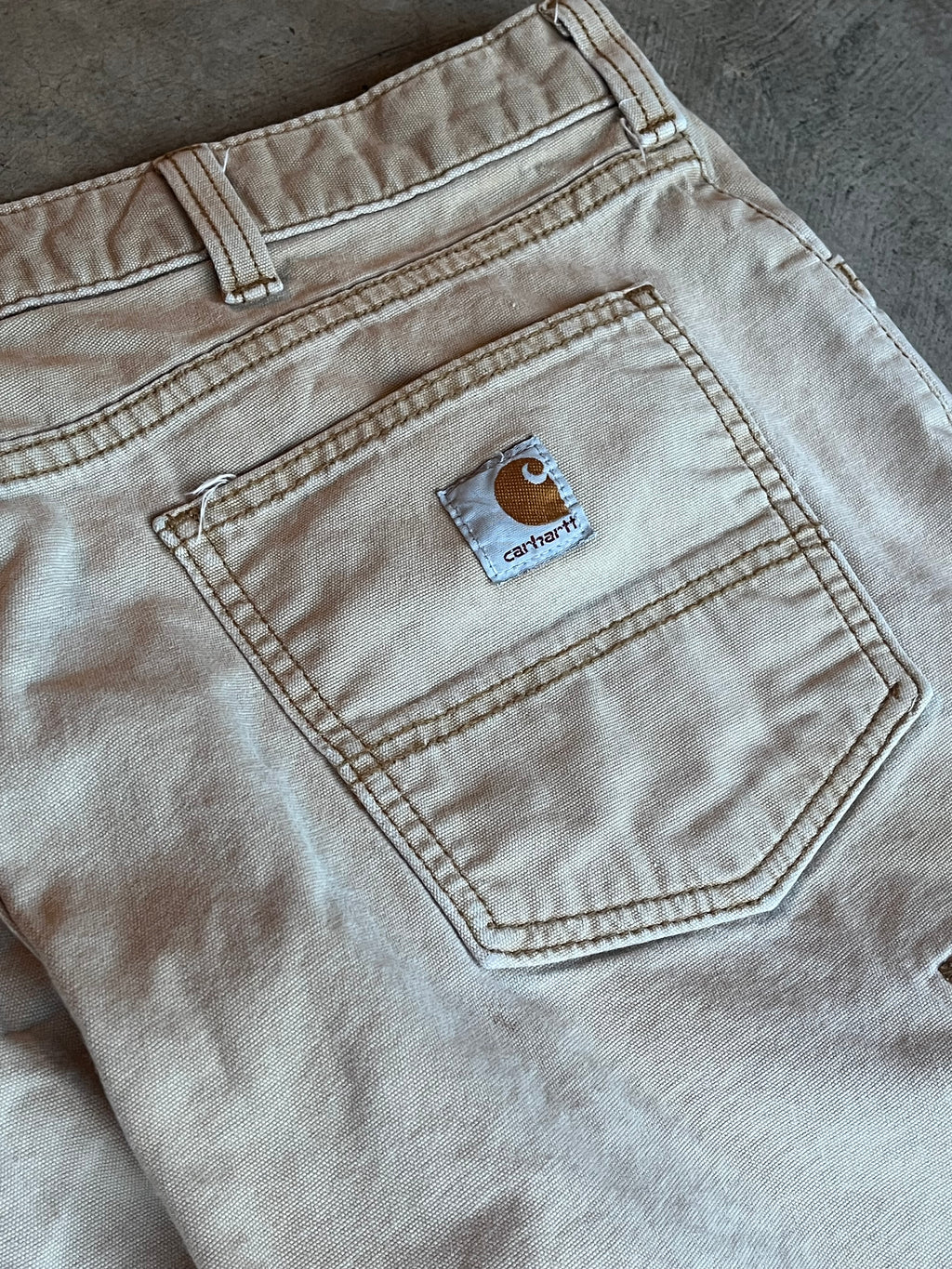 Faded beige Carhartt Pants with Side Pocket-40x30